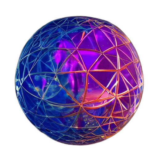 umbrella, jewelry, crown, staff, 3d render, vaporwave, cyberpunk, outer space transparent PNG cut-out