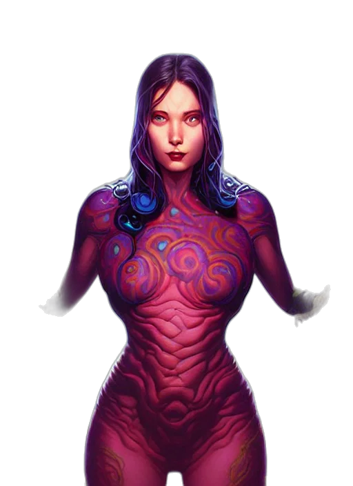 dress, creature, concept art, fantasy art transparent PNG cut-out