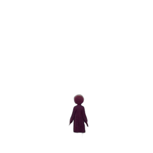 robot, dress, staff, creature transparent PNG cut-out