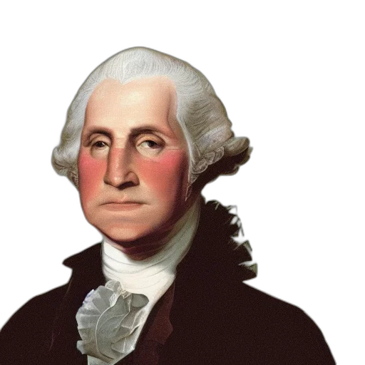 face, mask, photorealistic, facial, portrait, george, washington, windsor transparent PNG cut-out