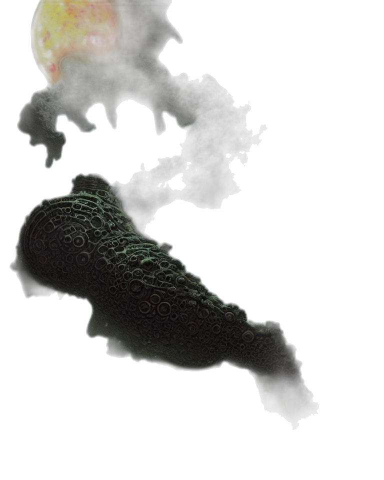 dragon, sword, staff, tree transparent PNG cut-out