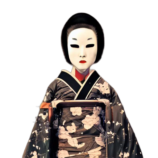 face, mask, dress, pixel art transparent PNG cut-out