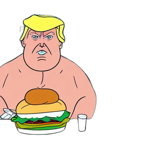 food, animal, cartoon, concept art, pixel art, comic book art, close, portrait transparent PNG cut-out