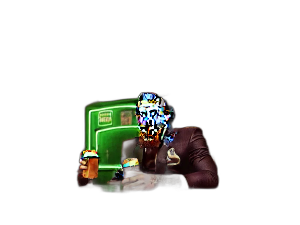 robot, staff, mask, jewelry transparent PNG cut-out