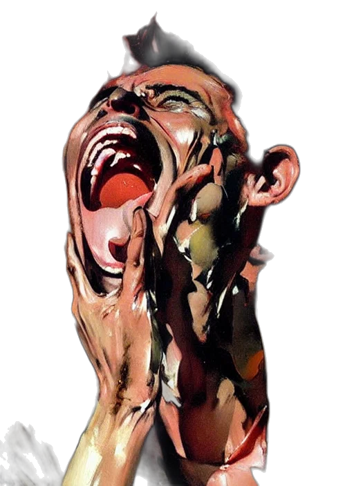 mask, face, creature, bottle transparent PNG cut-out