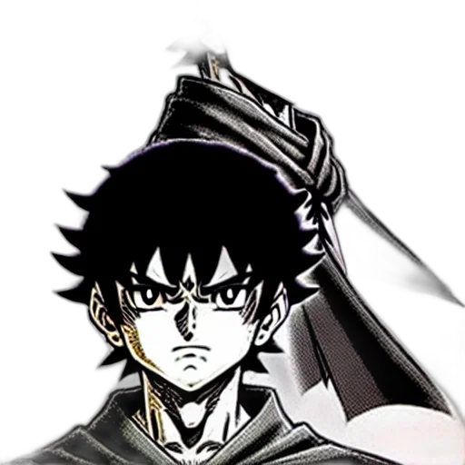 staff, mask, crown, sword, anime, concept art, comic book art, pixel art transparent PNG cut-out