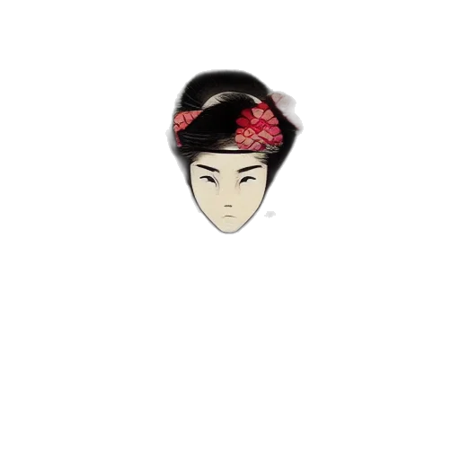 hat, face, hair, mask, cartoon, pixel art, anime, photorealistic transparent PNG cut-out
