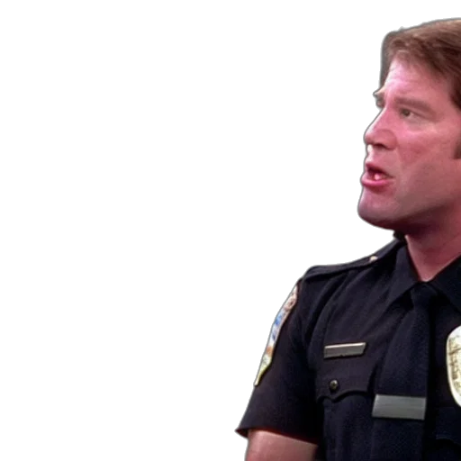staff, jon, kavanaugh, shield, exclaiming, something, chief, police transparent PNG cut-out