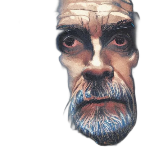 face, mask, creature, staff transparent PNG cut-out