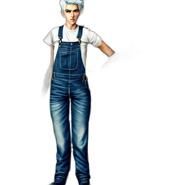 staff, concept art, 3d render, pixel art, cartoon, full, body, pose transparent PNG cut-out