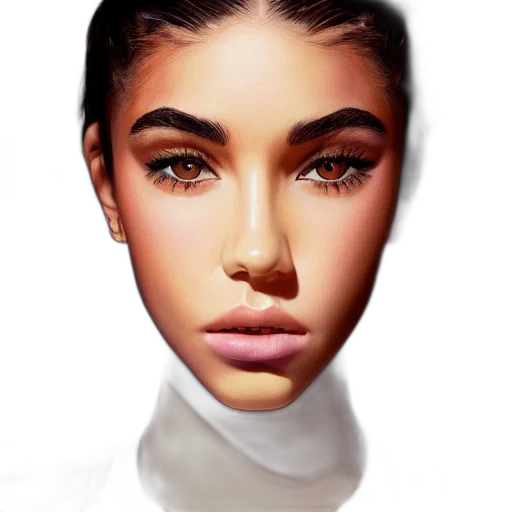 face, mask, jewelry, hair transparent PNG cut-out