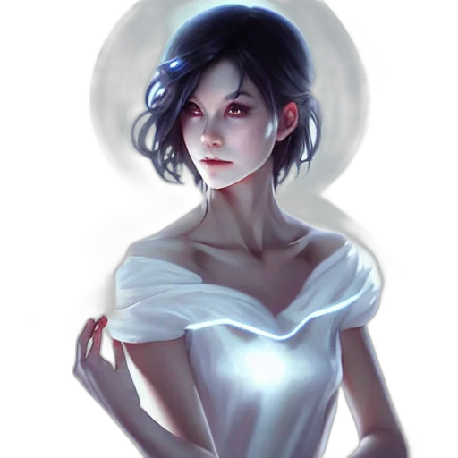 dress, face, robot, crown transparent PNG cut-out