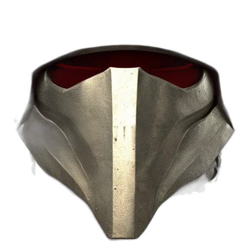 mask, crown, sword, weapon, 3d render, concept art, fantasy art, photorealistic transparent PNG cut-out