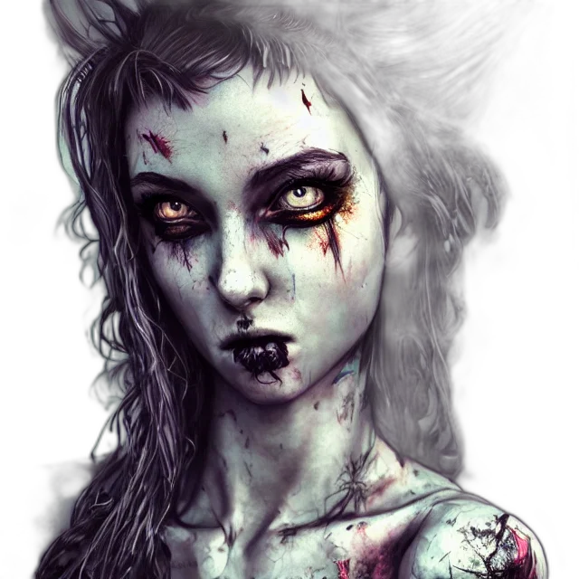 face, creature, mask, fantasy art transparent PNG cut-out