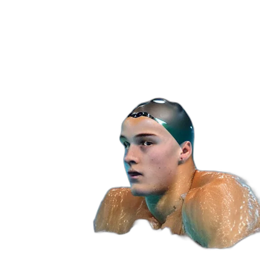 creature, animal, hair, face, photorealistic, 3d render, vaporwave, concept art transparent PNG cut-out