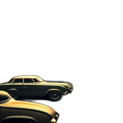 car, concept art, photorealistic, 3d render, comic book art, golden, earth tones, dark transparent PNG cut-out