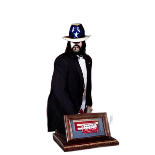 hat, staff, macho, man transparent PNG cut-out
