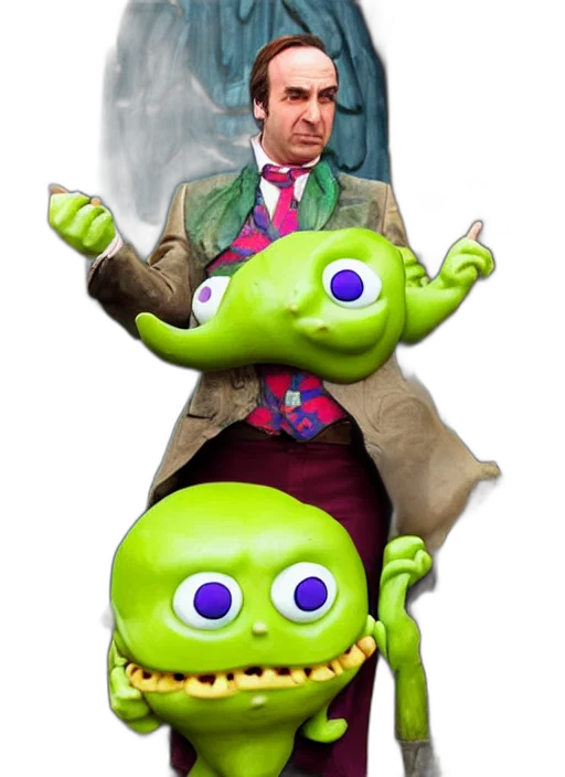creature, concept art, 3d render, photorealistic, fantasy art, outer space, saul, goodman transparent PNG cut-out