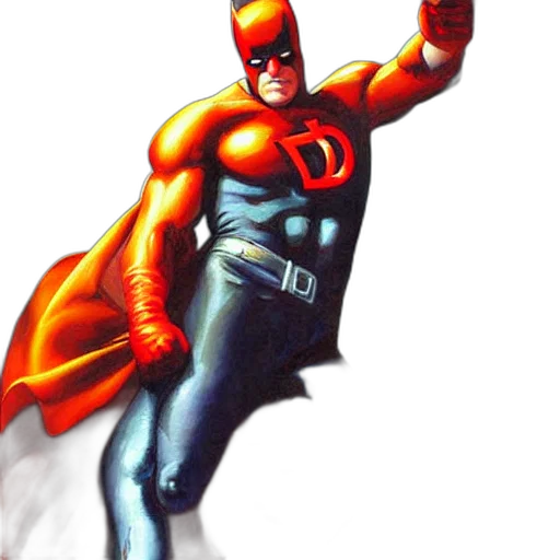 comic book art, concept art, 3d render, photorealistic transparent PNG cut-out