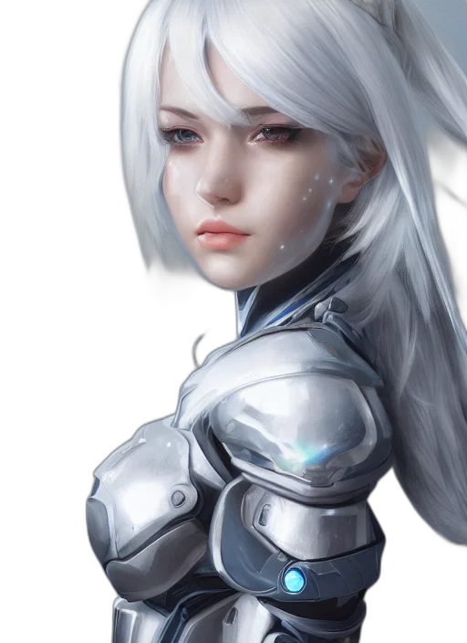 robot, face, fantasy art, concept art transparent PNG cut-out