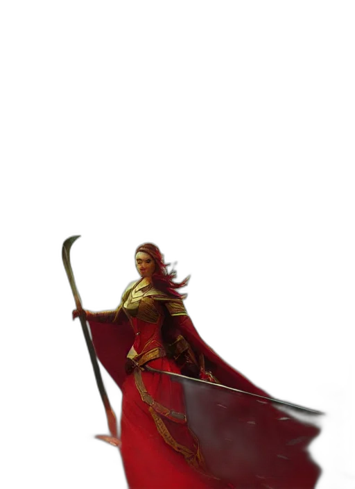 sword, staff, weapon, crown transparent PNG cut-out