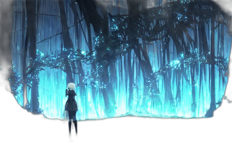 creature, concept art, anime, fantasy art, forest, underwater, snow, outer space transparent PNG cut-out