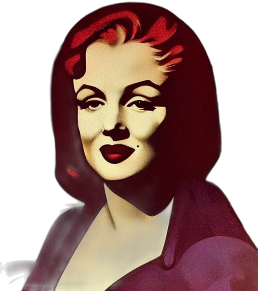 face, cartoon, comic book art, photorealistic transparent PNG cut-out