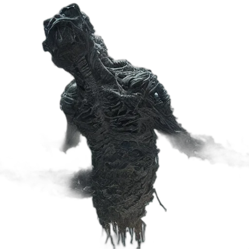 dragon, creature, animal, hair transparent PNG cut-out