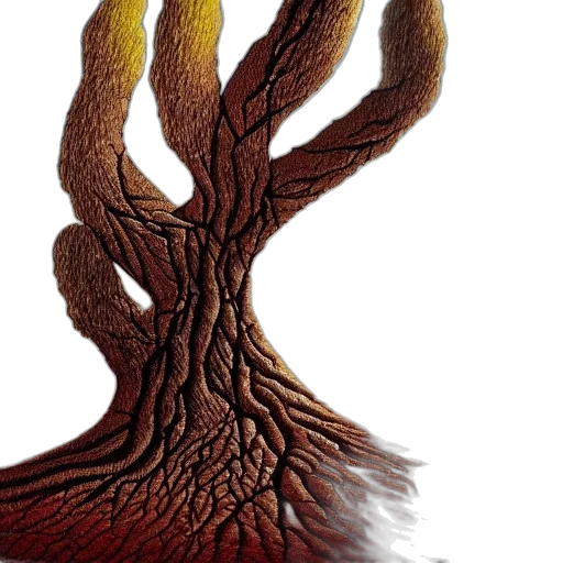 tree, hair, crown, creature transparent PNG cut-out