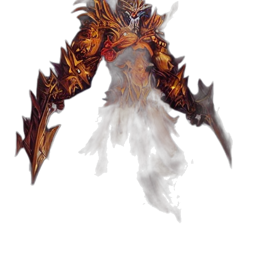 dragon, creature, staff, weapon transparent PNG cut-out
