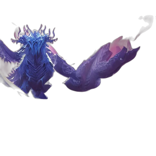 dragon, creature, staff, animal transparent PNG cut-out