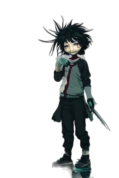 staff, weapon, sword, jacket transparent PNG cut-out