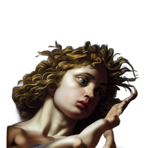 hair, jewelry, face, crown transparent PNG cut-out