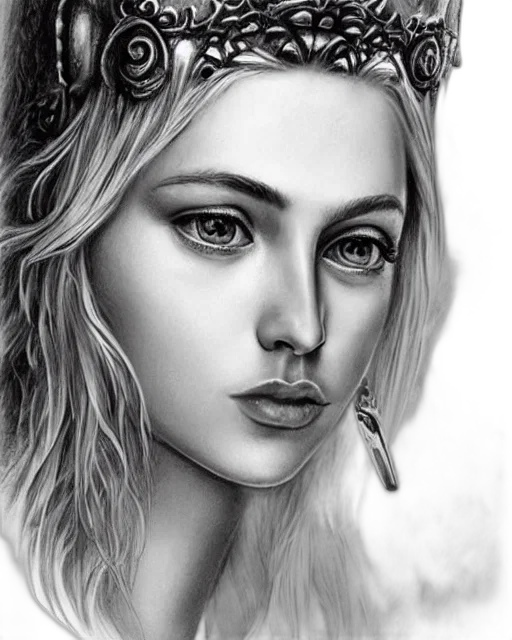 face, crown, jewelry, mask, photorealistic, pencil sketch, fantasy art, oil painting transparent PNG cut-out