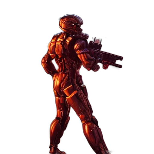robot, weapon, staff, concept art, 3d render, pixel art, comic book art, outer space transparent PNG cut-out