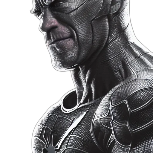 face, mask, comic book art, photorealistic transparent PNG cut-out