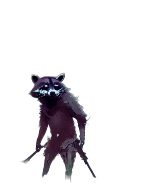 creature, animal, mask, staff transparent PNG cut-out