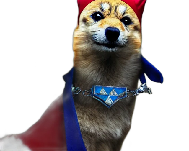 staff, animal, crown, hat, concept art, 3d render, photorealistic, fantasy art transparent PNG cut-out