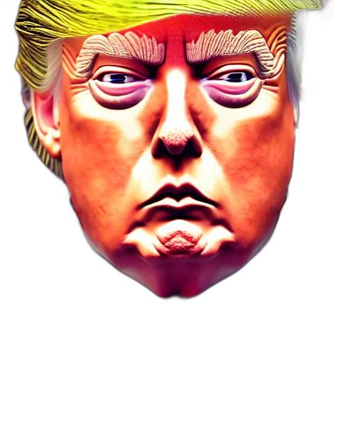 mask, face, crown, hat, 3d render, vaporwave, photorealistic, concept art transparent PNG cut-out
