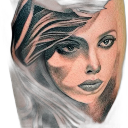 face, jewelry, photorealistic, comic book art, fantasy art, concept art, outer space, tattoo transparent PNG cut-out