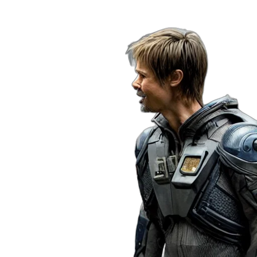 jacket, robot, concept art, 3d render transparent PNG cut-out