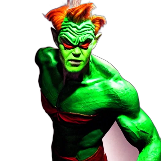mask, staff, face, comic book art, concept art, 3d render, photorealistic, green transparent PNG cut-out