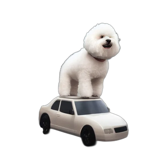 car, animal, creature, hat transparent PNG cut-out