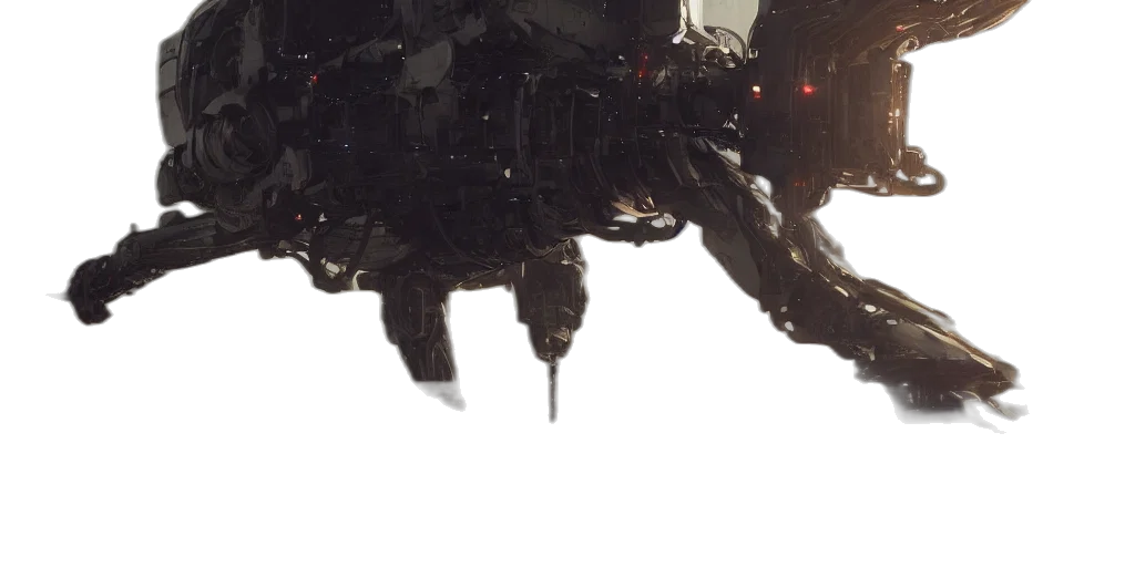 robot, weapon, dragon, creature transparent PNG cut-out