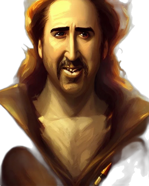 face, fantasy art, concept art, photorealistic, comic book art, golden, cute, little transparent PNG cut-out