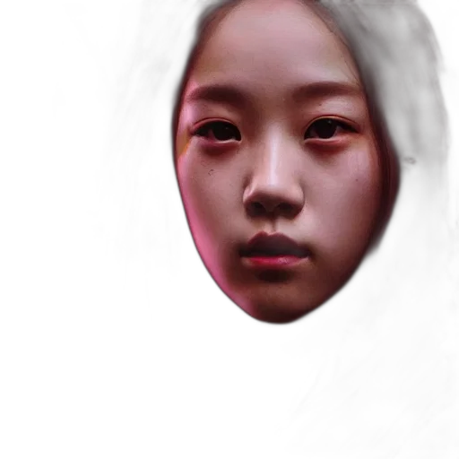 face, mask, creature, hair transparent PNG cut-out