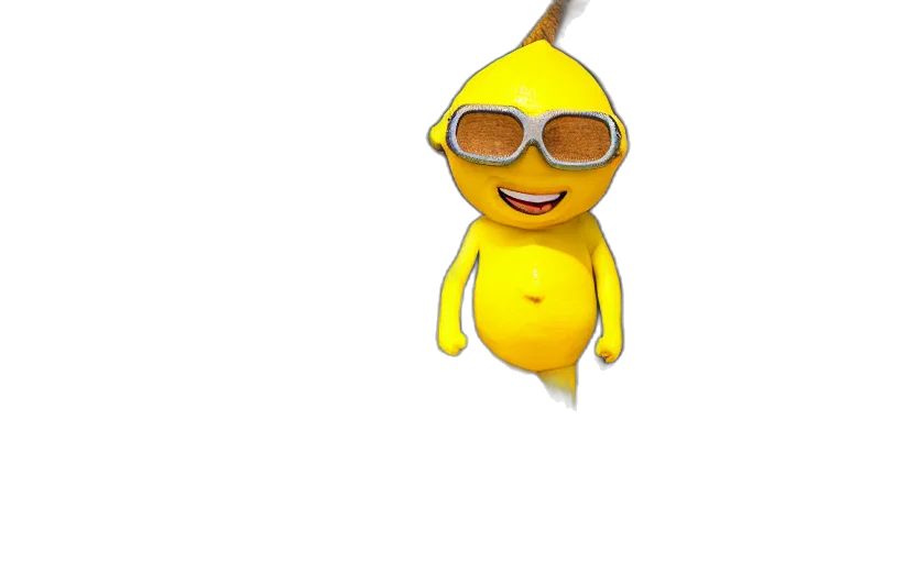 staff, animal, creature, hat, 3d render, cartoon, concept art, pixel art transparent PNG cut-out
