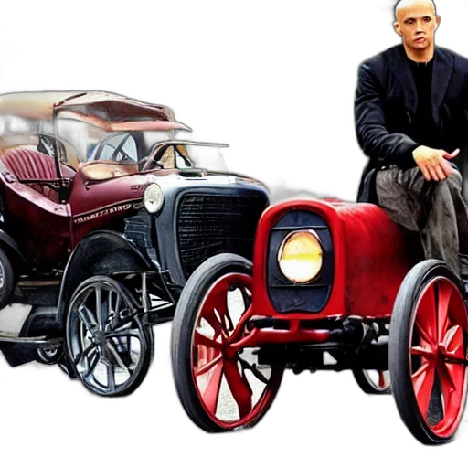 car, photorealistic, concept art, 3d render transparent PNG cut-out