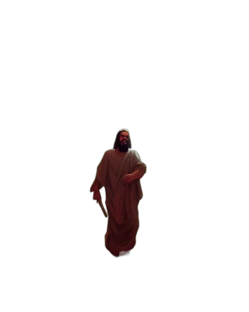 creature, animal, dress, staff transparent PNG cut-out