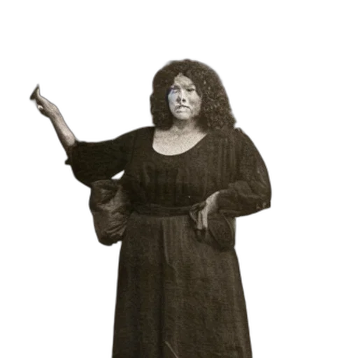 dress, staff, woman, growing transparent PNG cut-out